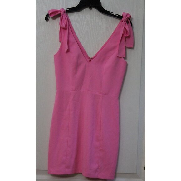 Amanda Uprichard Allora Dress in Shocking Pink REVOLVE Size Extra Small XS - Picture 1 of 4